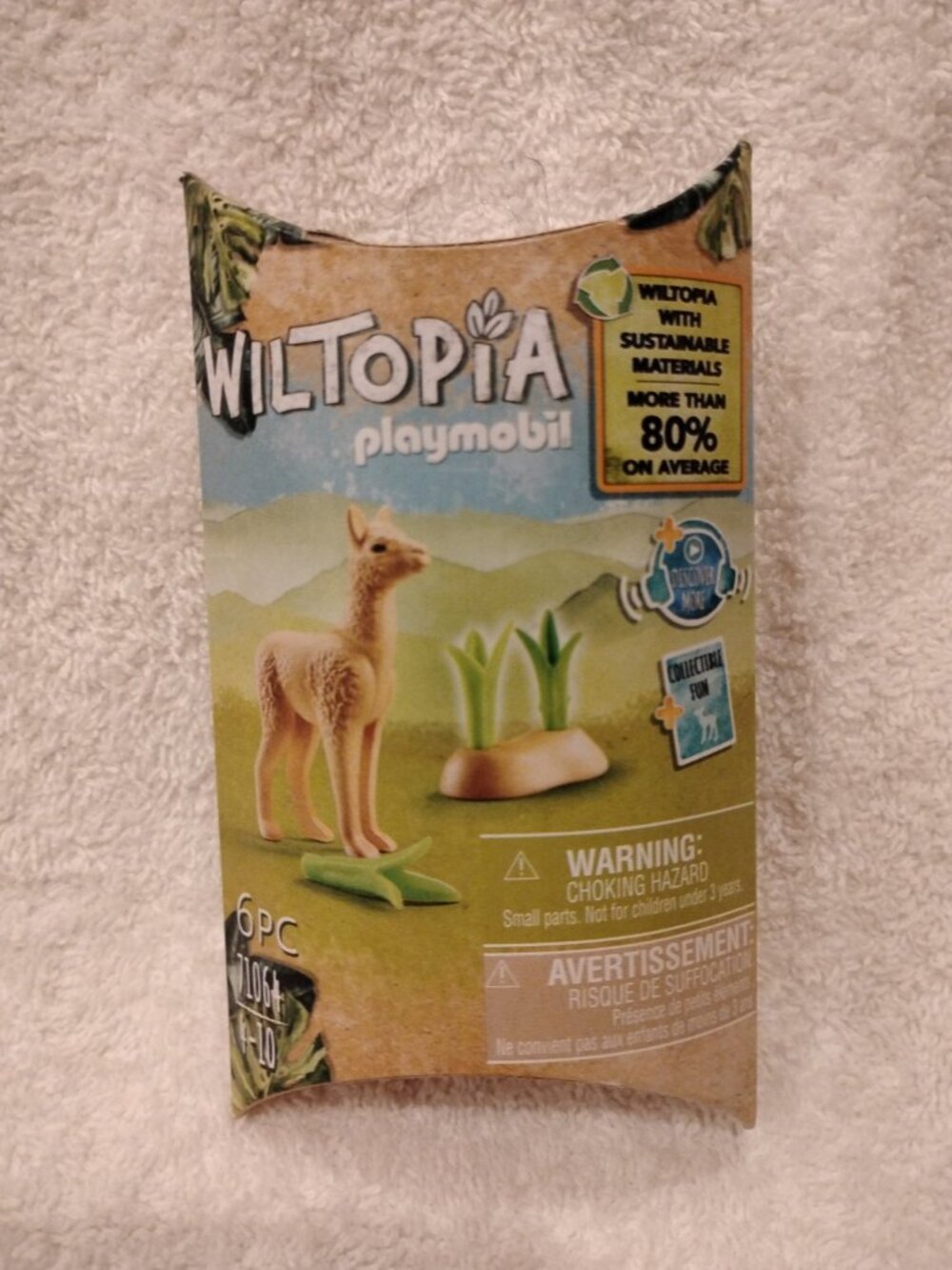 Playmobil Wiltopia Young Alpaca 71064 - NEW in Package (6 pc)